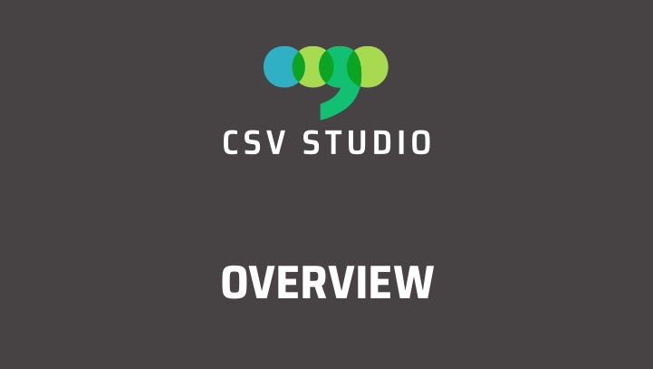 Demo video 1 of CSV Studio